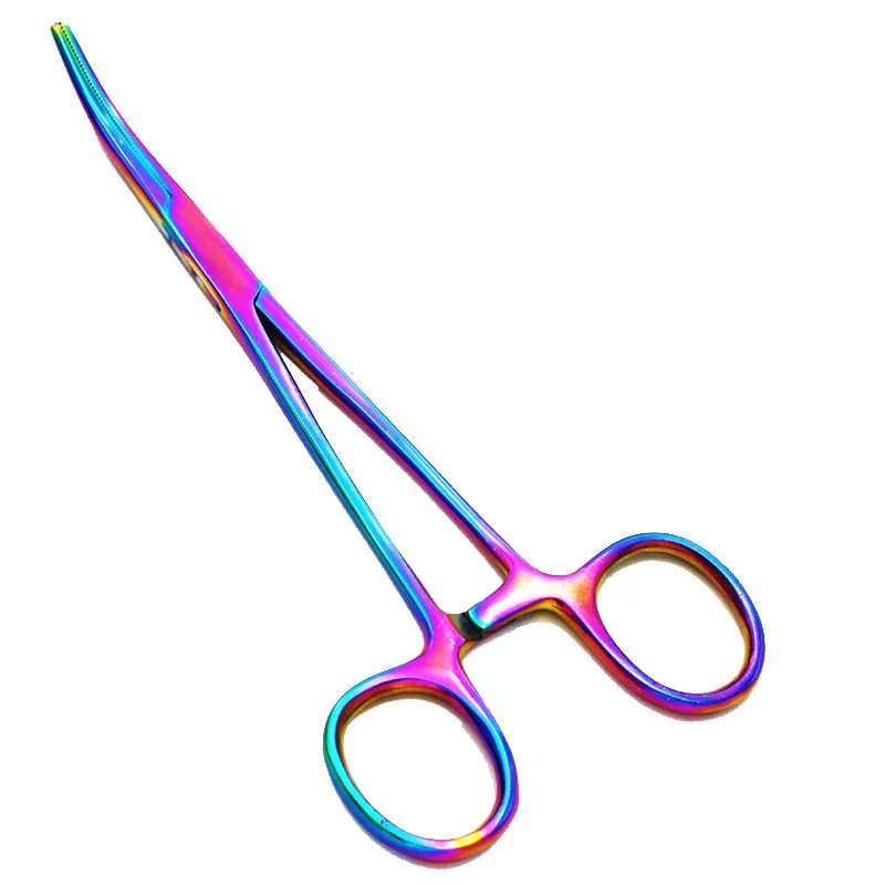 

Гемостатические банки из нержавеющей стали, хирургические щипцы для удаления волос от комаров и домашних животных, сосудистые щипцы N