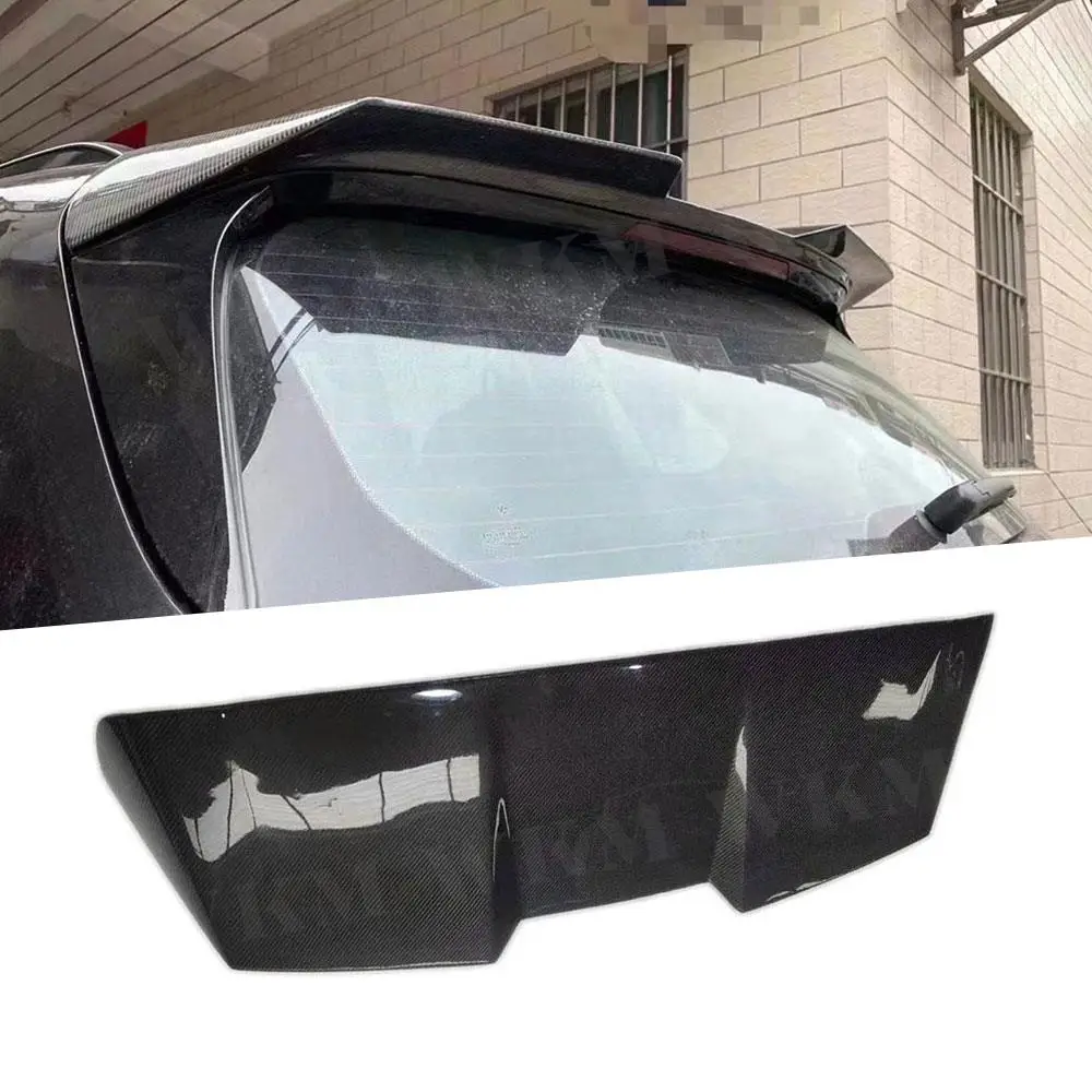 

For F15 X5 Carbon Fiber Rear Roof Spoiler Wing Tail Trunk Window Upper Splitters Trim Lip For BMW F15 X5 2014-2018