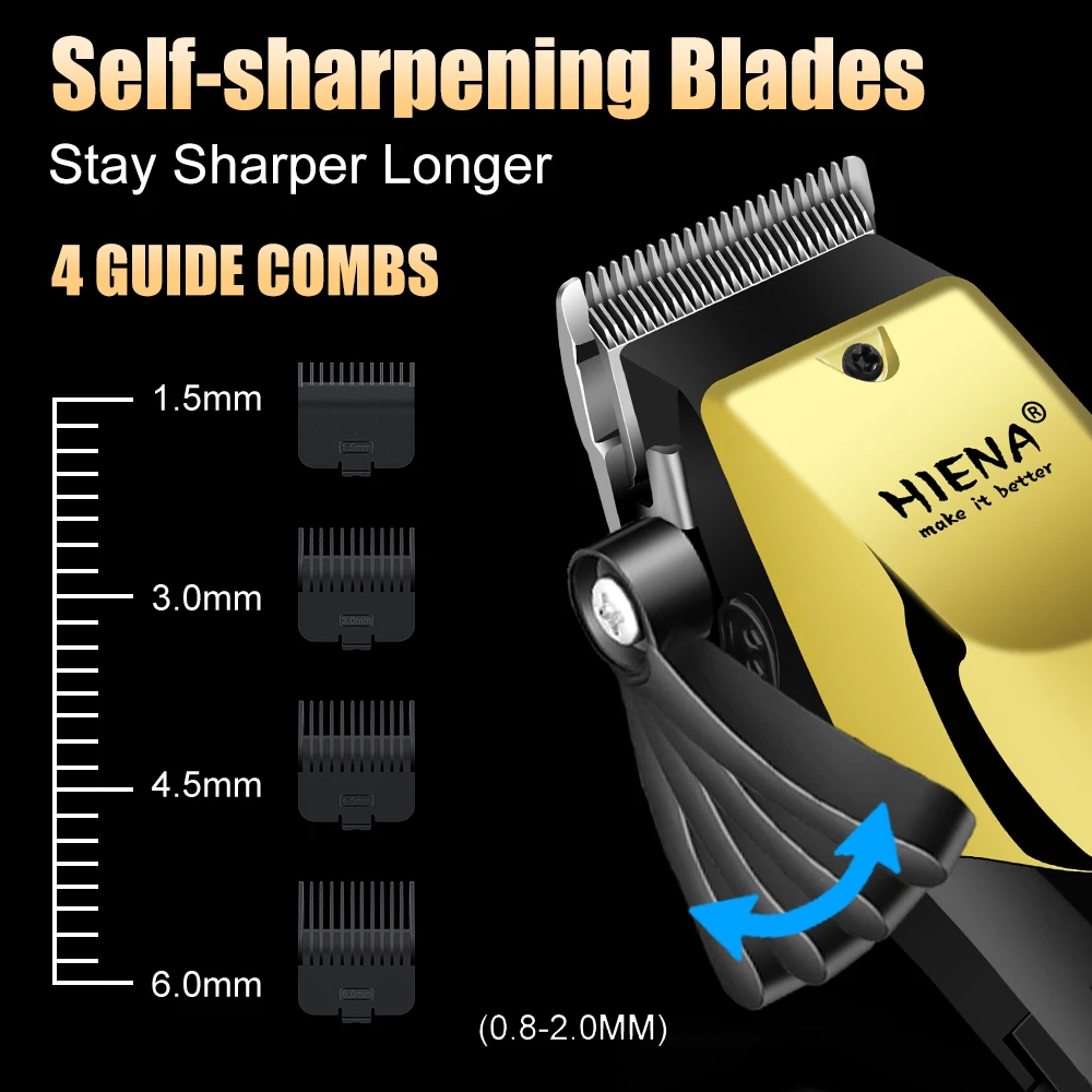 Advanced electric hair cutting machine, USB charging trimmer, delicately designed portable hair clipper, easy to use a gift