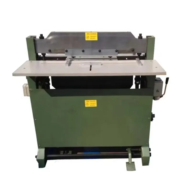 JZ-501 380V Motor-Driven Semi Automatic Paper File / Lever Arch File Creasing Machine With CE Certificate
