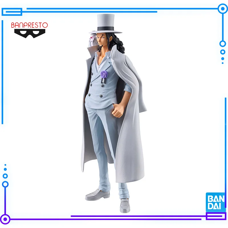 

Bandai Original Genuine Banpresto Anime One Piece DXF The Grandline Series Extra Rob Lucci 17cm Collection Model Toy Figure Gift