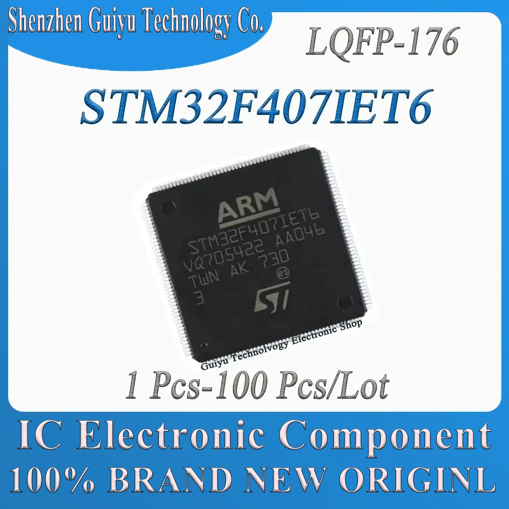 

1Pcs-100Pcs/Lot STM32F407IET6 STM32F407IE STM32F407 STM32F LQFP-176 Chip IC BOM Service