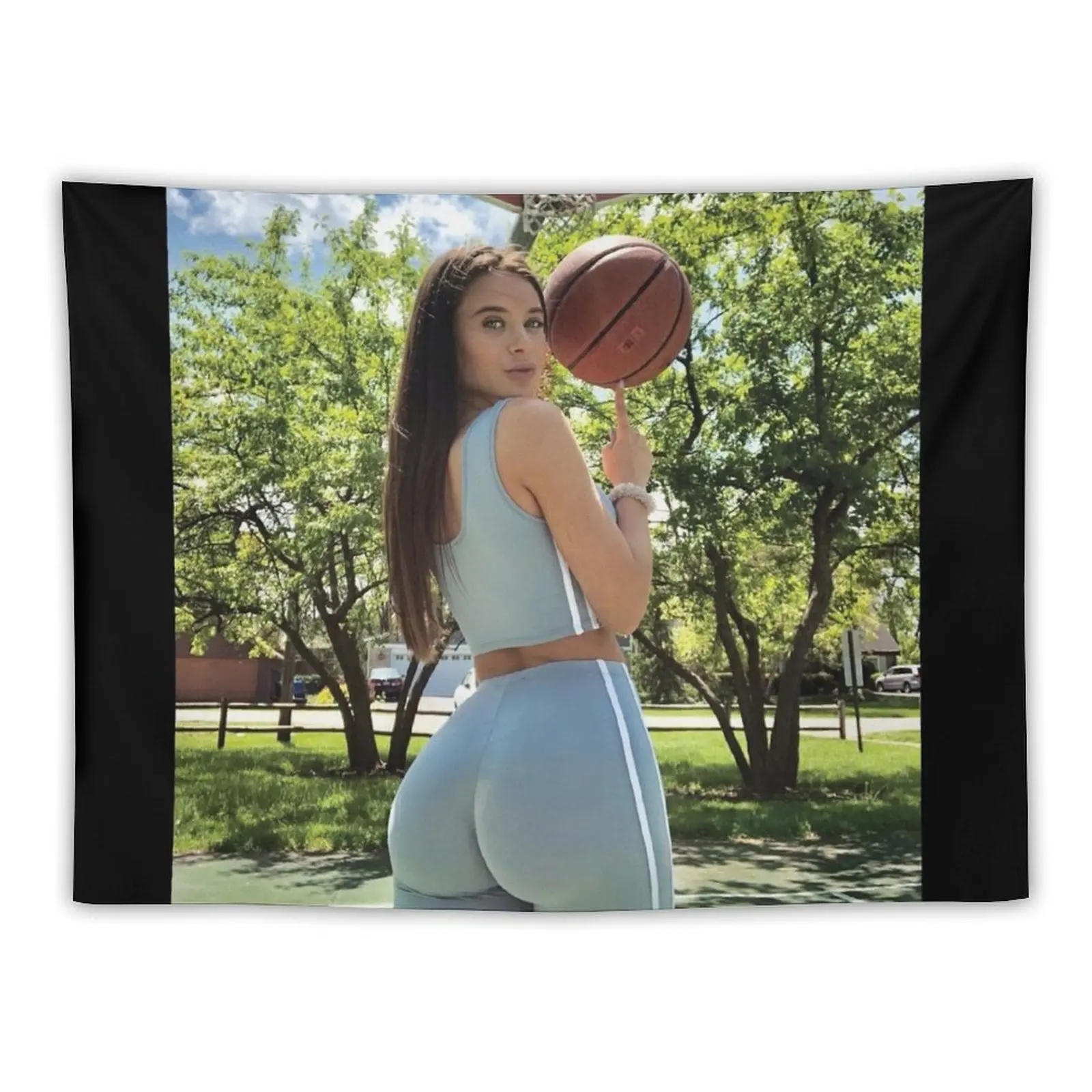 

Lana Rhoades Poster Tapestry Aesthetics For Room Room Decoration Korean Style Wall Art Tapestry