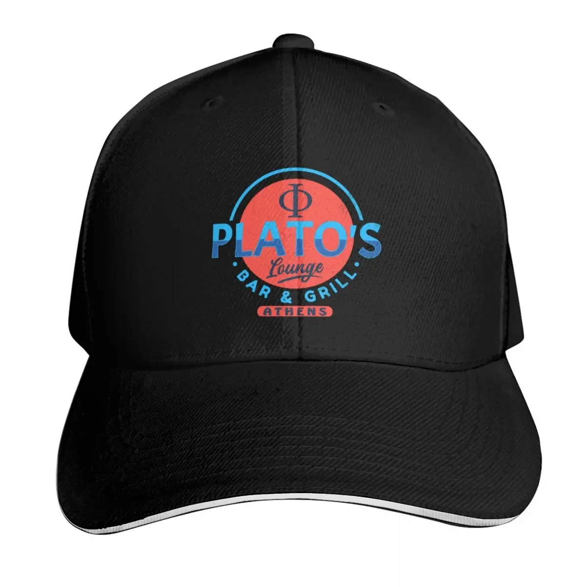 plato Baseball Cap Casual Daily Wear Quick Dry Performance Cotton Twill Breathable