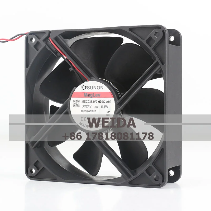 

Sunon 5V 12V 48V DC 24V 5.4W AC EC 12038 120X120X38MM 12CM High air Volume Inverter Mute Two-wire MEC0382V2-000C-A99 Cooling Fan