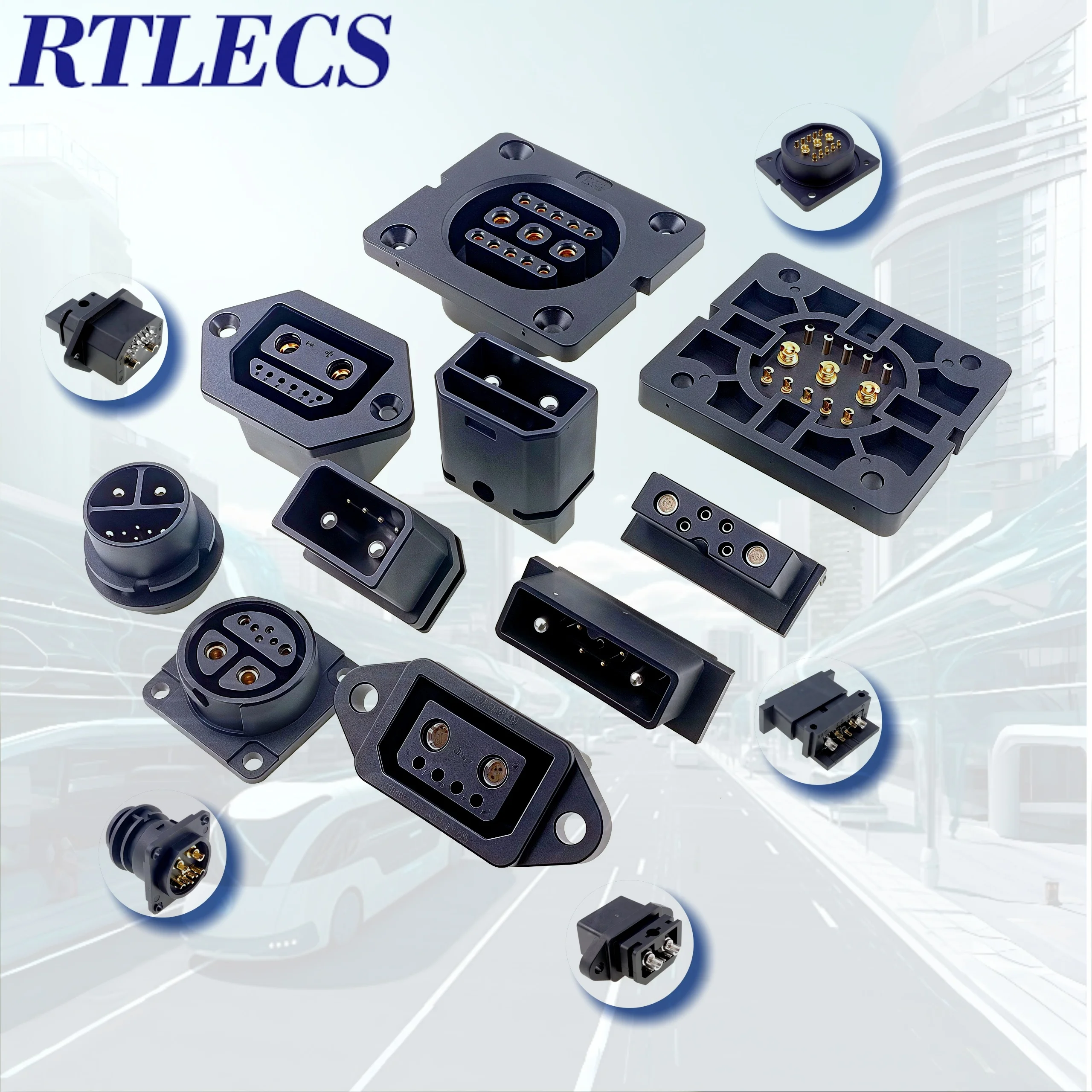 Electric Vehicle EV Charger E-bike Charging Plug Socket Connector Adapter Converter Extension Cable Wallbox Charging Pile