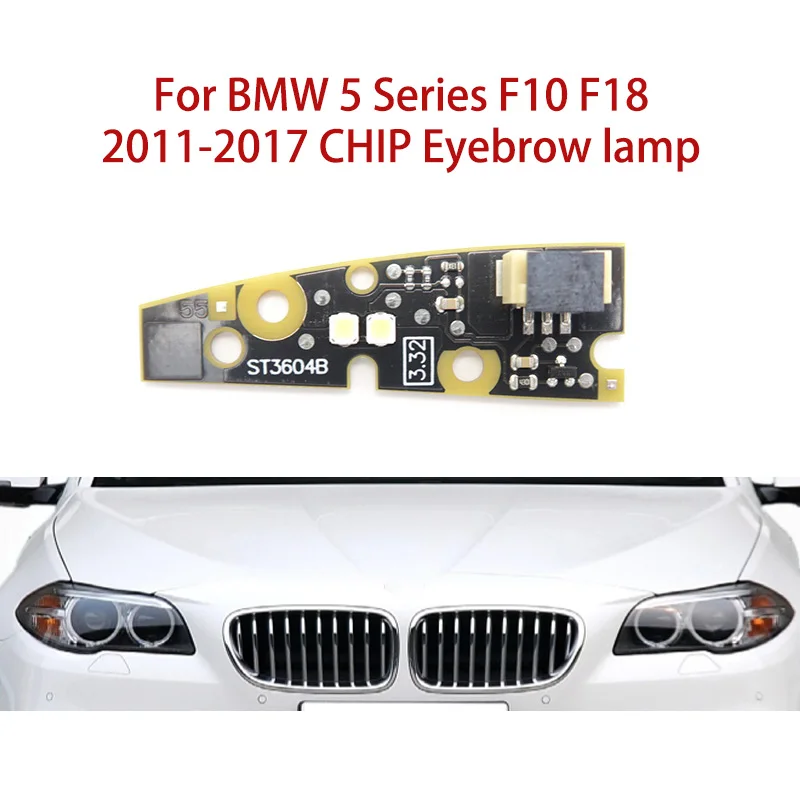 

Автомобильный чип Light Guide Plate для BMW 5-й серии White Light F10 F18 Angel Eye Chip 11-2017 Свет для бровей Бежевая вилка Версия Балласт