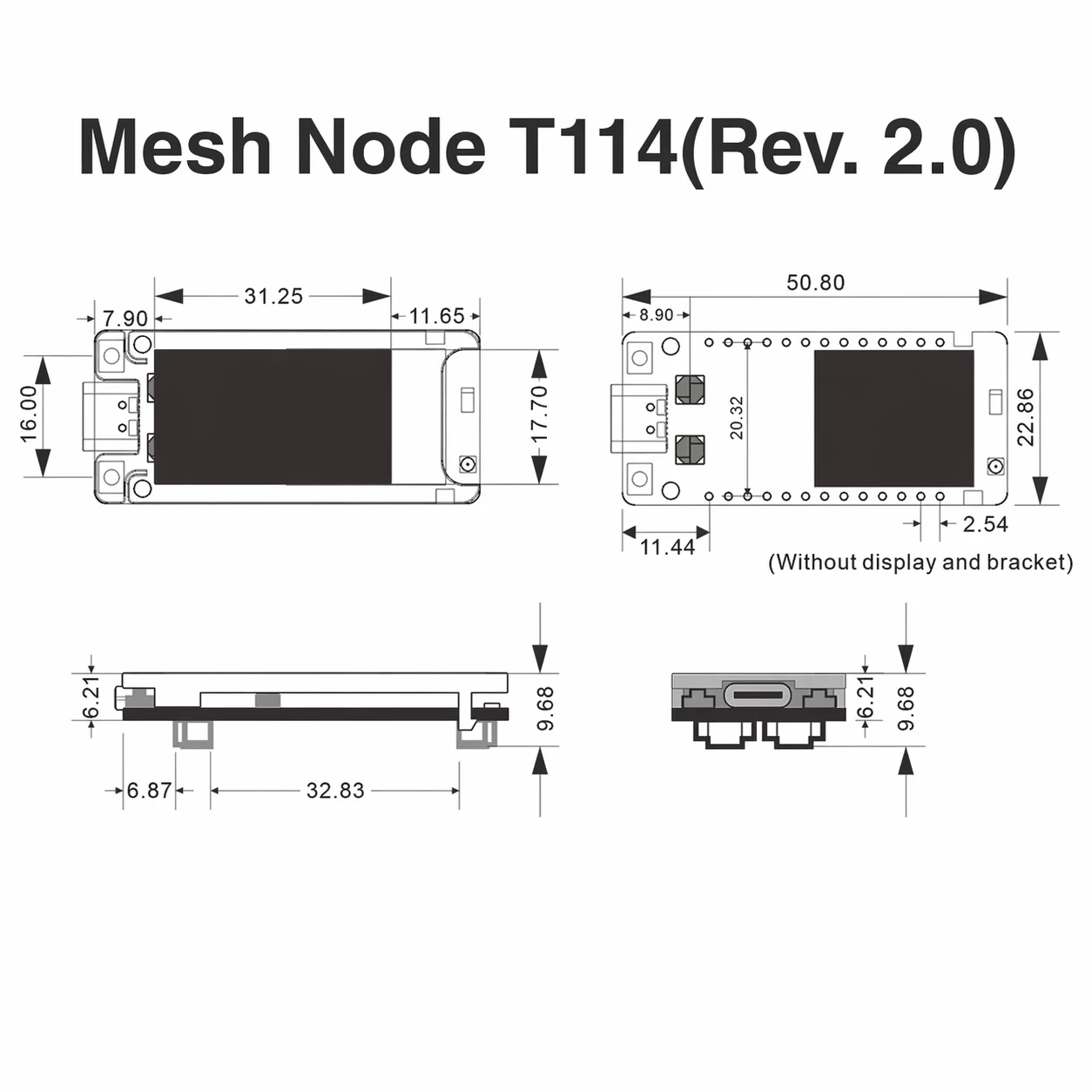 

Трекер Heltec T114 V2 с поддержкой Meshtastic MeshCore, nRF52840, SX1262, LoRaWAN, LoRa, Arduino, низкопотребляющая плата разработчика с TFT-дисплеем и BLE