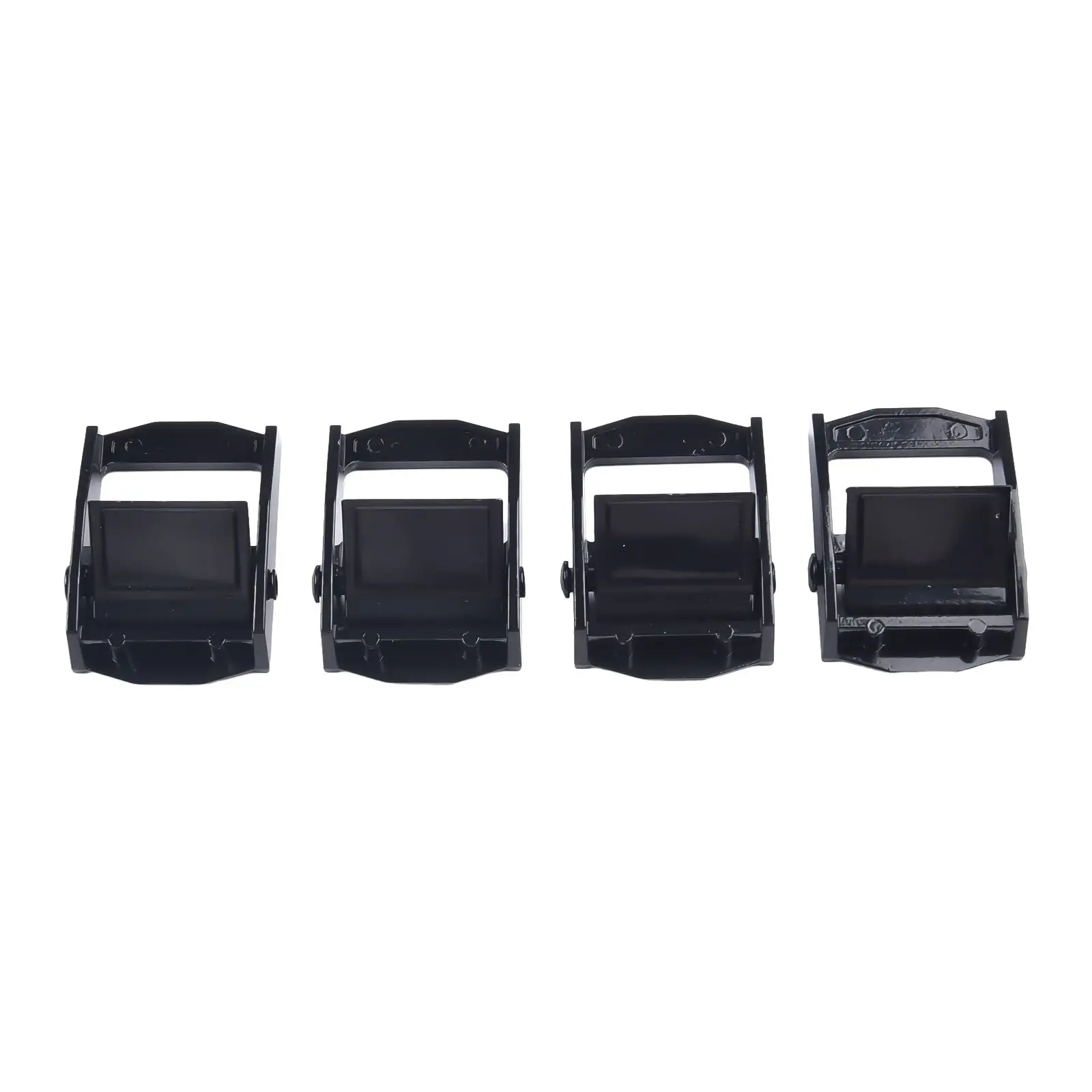 4pcs 25mm Zinc Alloy Buckles For Heavy Duty Tie‑Down Cargoes Strap Fixed Tensioner Ratchet Buckle Fixing Cargoes