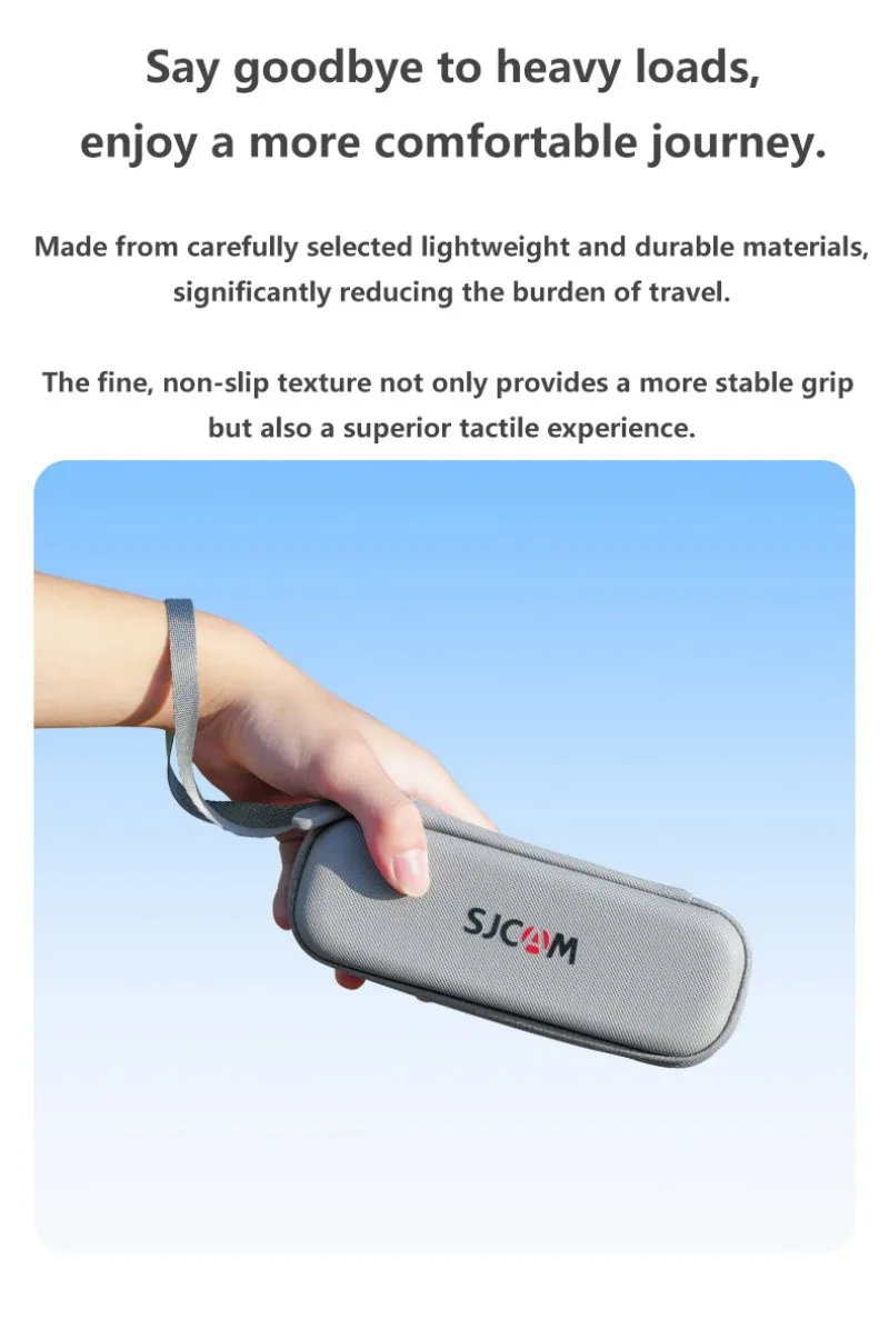 حقيبة تخزين SJCAM C400، حقيبة حمل للسفر، حقيبة حمل محمولة مقاومة للماء ومضادة للصدمات، ملحقات واقية ذات هيكل صلب