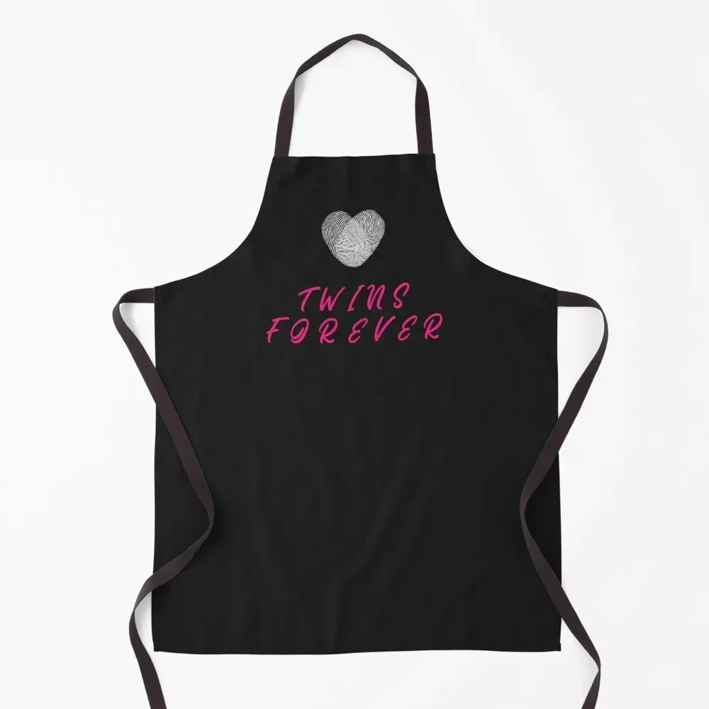 

Twins Forever, We are Twins Apron Christmas gift chef for man Costume Waiter Woman Kitchens Apron