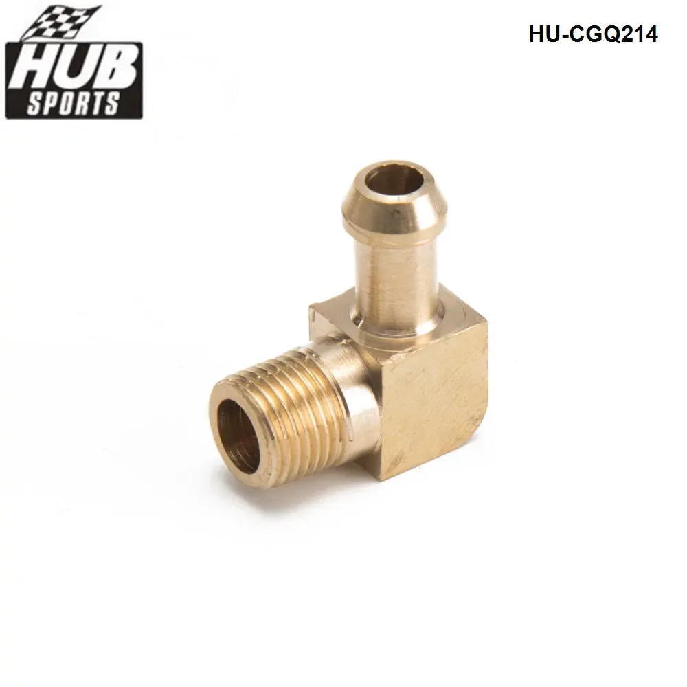 90 Degree Turbo Compressor Brass Boost Nipple T2 T25 T3 Turbo 1/8