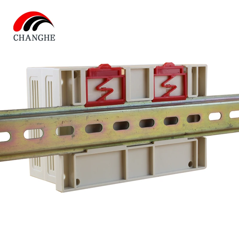 PLC industrial control ABS plastic housing rail type control module box rail terminal box 14-7