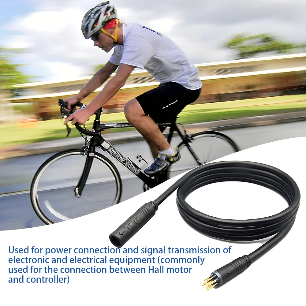 كابل تمديد المحرك محور EZKT-Ebike ، كابل تمديد مقاوم للماء للدراجة الكهربائية و Escooter ، سلك مجموعة التحويل ، 9 دبوس