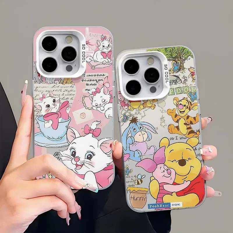 Phone Case for Samsung Galaxy S26 S25 S24 S23 S22 S21 S20 Note20 FE Ultra Edge Plus 4G 5G Winnie the Poohs Anti Fall Matte Cover