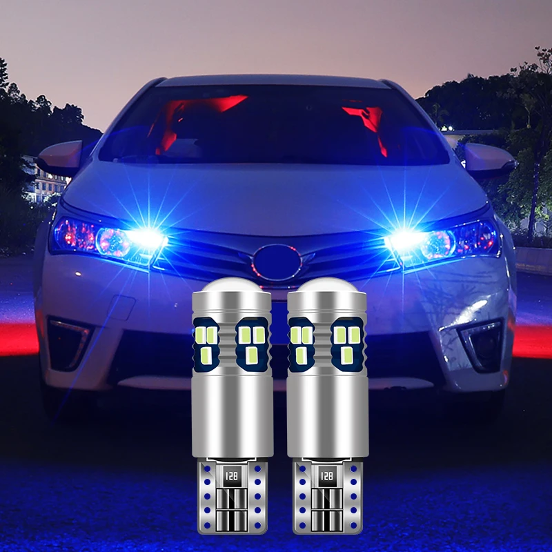 For Skoda Octavia 2 A5 3 A7 Superb 2 3 Fabia 2 3 Rapid Yeti Kodiaq 2pcs T10 W5W LED Bulbs Car Position Parking Light Accessories
