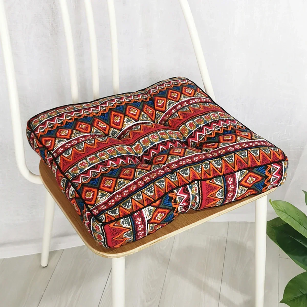 Thickening Chair Seat Cushion Office Chair Cushion Printed Soft Linen Seat Cushions For Car Home Decorative Cushions NEW