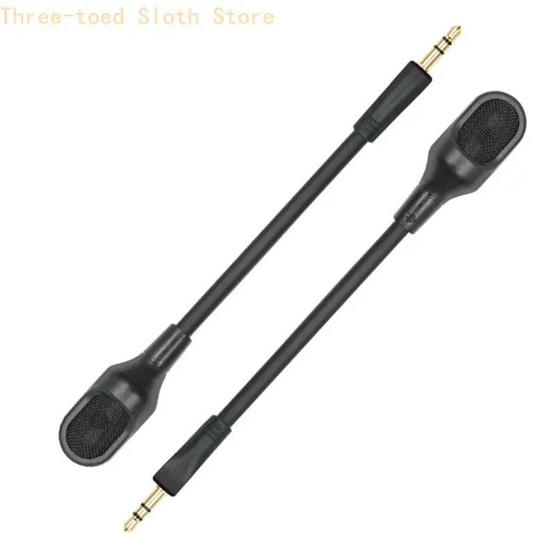 Ersatz-Galgenmikrofon mit 3,5-mm-Buchsen für Online-Meetings und Routineanrufe E74A – Detail 4