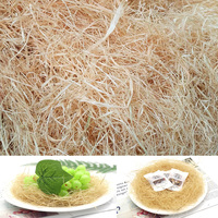 500g Natural Raffia Grass for Gift Box Decoration Lafite Wine Cosmetic Box Packing Shredded Crinkle Shatterproof Filler Material