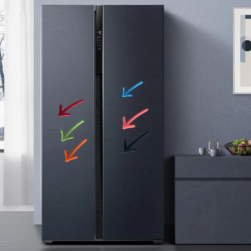 6pcs Fridge Magnet Stickers Whiteboard Message Magnet for Home School,Decorative Magnets Office Kitchen Magnets