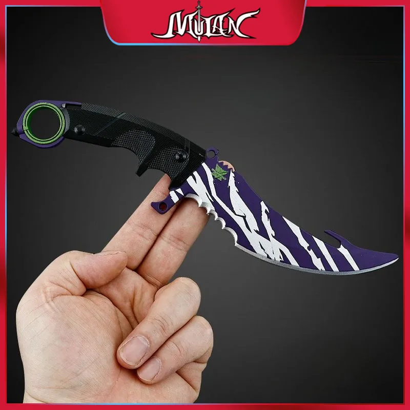 

22 см Arena Breakout, китайская игровая периферия, изумрудный нож с морскими когтями, модель оружия, коллекционные настольные украшения, креативный подарок, игрушка