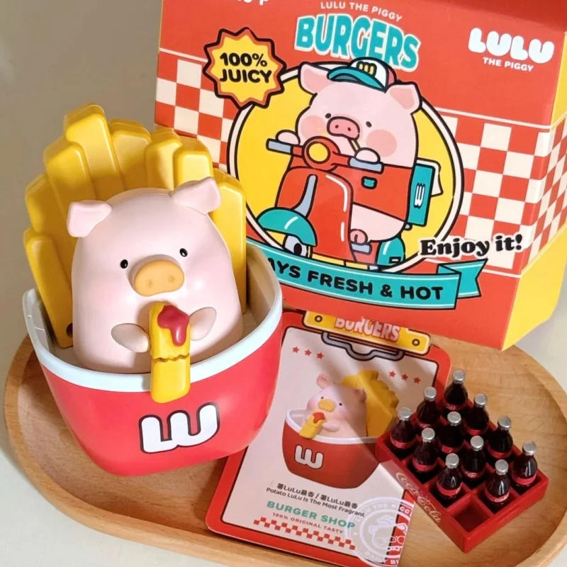 

Lulu Pig New Arriva Serie Surprise Party Buzz Lightyear слепая коробка аниме фигурка милый орнамент Mystery Box девушка праздничный подарок игрушки