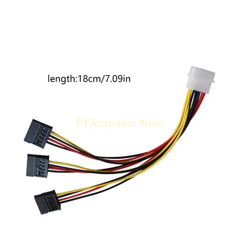 B03C 4Pin Power Adapter Line 3 to IDE 4Pin Power Extension Cable Extension