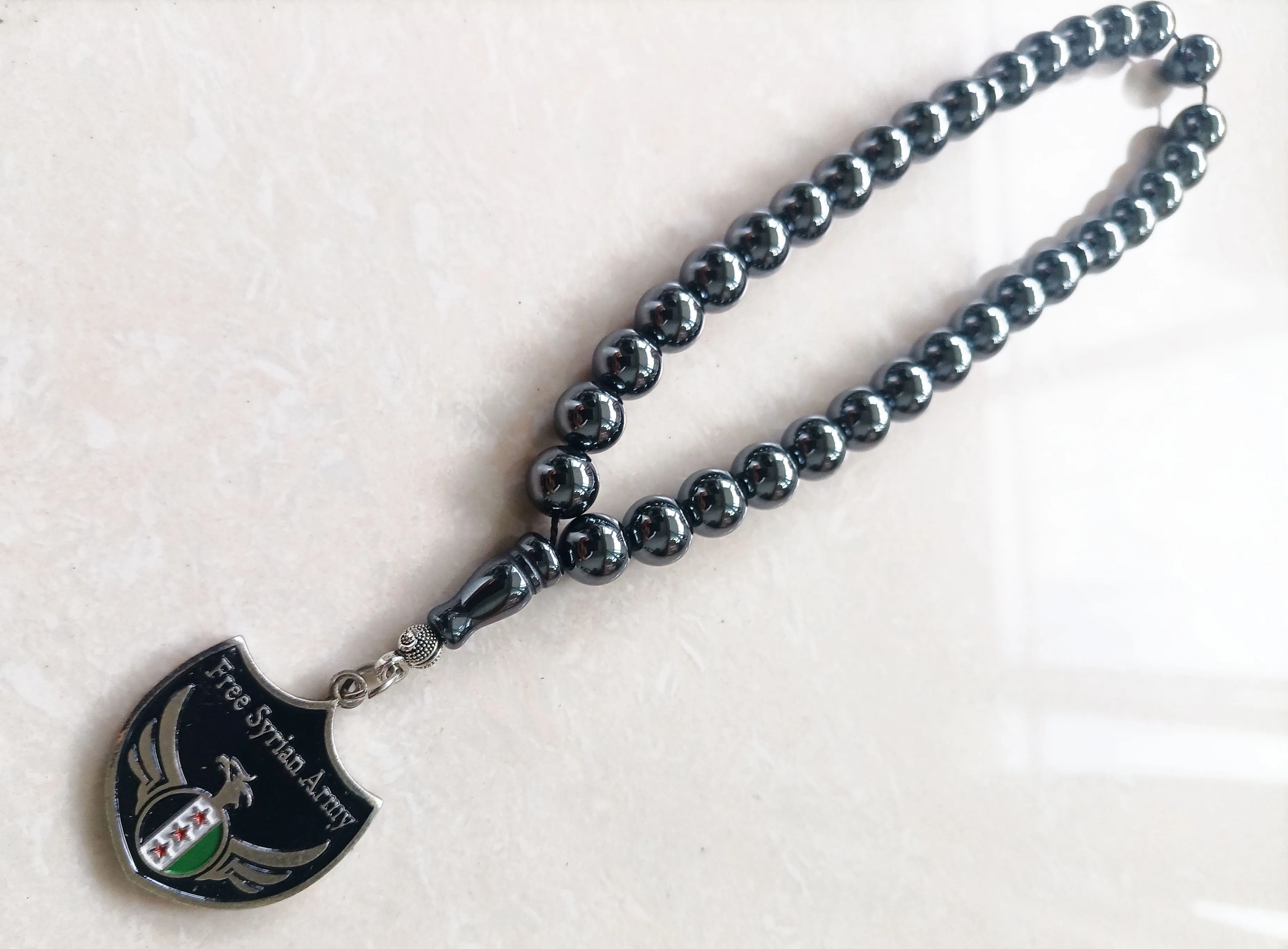 Free Syria Flag Syrie Tasbih Syrians Necklace Bracelet Misbaha Masbaha Tesbih Syrien Prayer Beads Rosary Sibha Phone Case