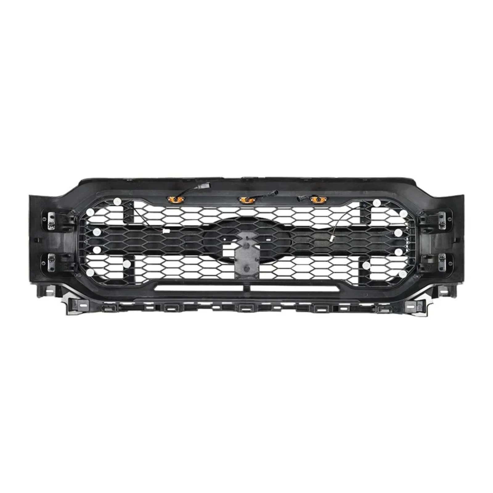 FOR 2021-2023 Ford F150 Raptor mesh grille, daytime running lights, turn signals, and emblem bracket OE ML3Z-8200