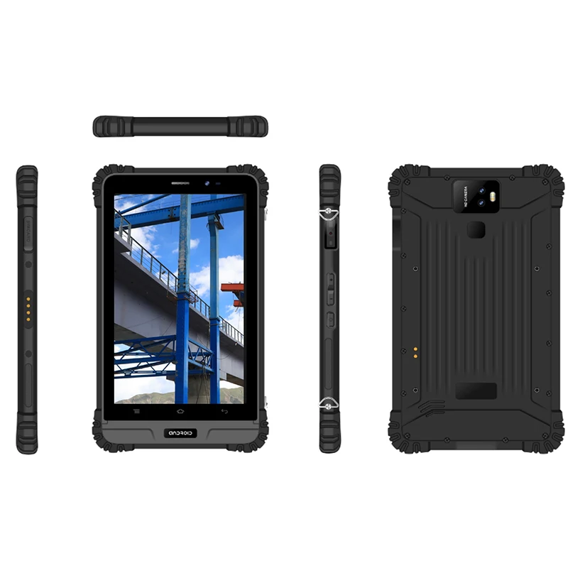 8 Inch 5G LTE Rugged Tablet With 6G+128GB 1920X1200IPS IP67 GPS WIN10 RJ45 RS232 G-SENSOR