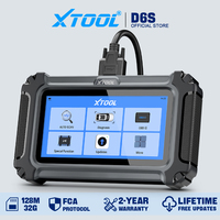 XTOOL D6 D6S Car Diagnostic Tools All System Automotive Scanner For All Car 30+ Services Lifetime Free Update Built-in CANFD FCA