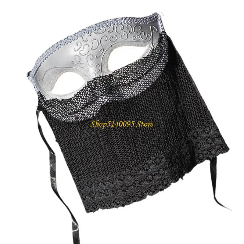 DXAE Mascarada máscara Venetians Mask Mardi Gras Mask Malk Face Mask Mask Mask Velo