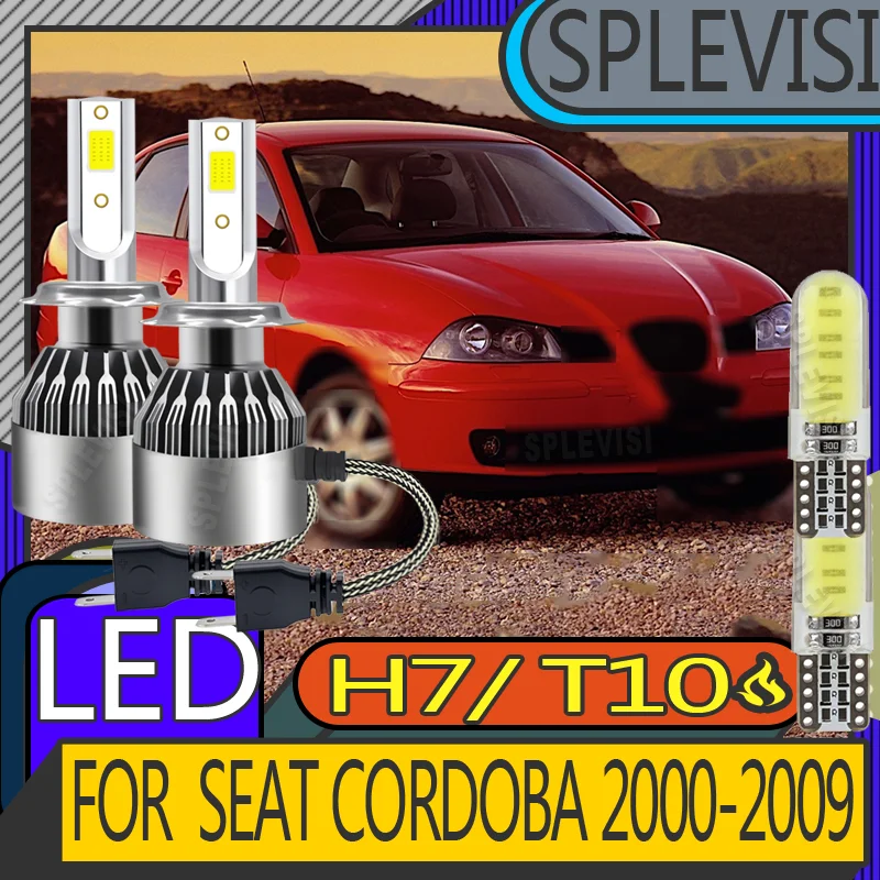 

2-Year Warranty Long-Term Quality Assurance H7 LED Headlight For Seat Cordoba 2000 2001 2002 2003 2004 2005 2006 2007 2008 2009