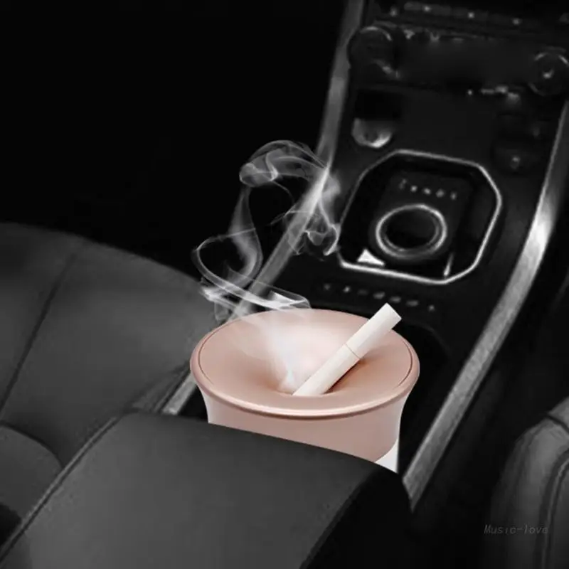 Portacenere portatile per auto portacenere portacenere per auto pattumiera per viaggi all'aperto