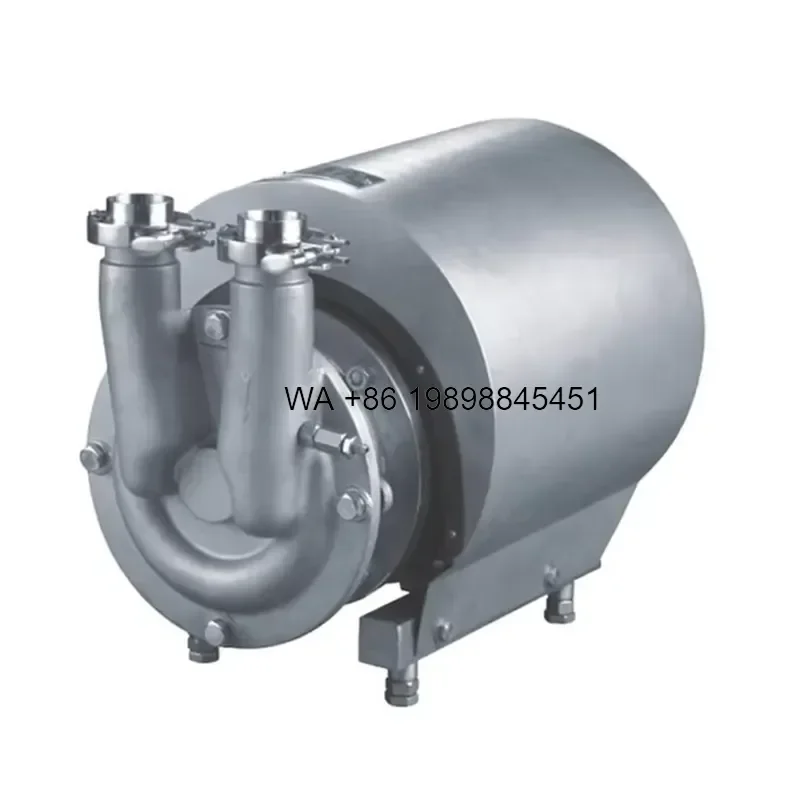 Wmwmnu Self Priming Pump Stainless Steel Sanitary Pump for Juice Beer Wine Mineral Water Low Viscosity Liquid Transfer