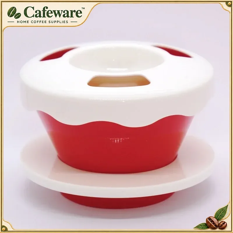 Lilydrip Hand Pour Over Coffee Dripper Tritan Reusable Coffee Filter Cup Drip Strainer Home Barista Coffee Brewing Tool