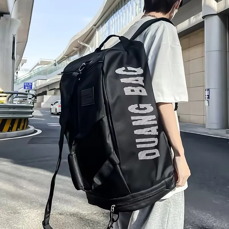 Gym Bag Outdoor Backpack Schoolbag Waterproof Travel Climbing Camping Hiking Bag Sports Large Capacity Daily Men xa189wd