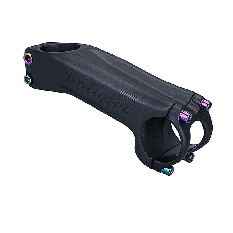 

BALUGOE Carbon Fiber Bike Stem -6°/-17° Adjustable for MTB Road Bicycles Lightweight 31.8mm Handlebar Stem with Ergonomic Desing