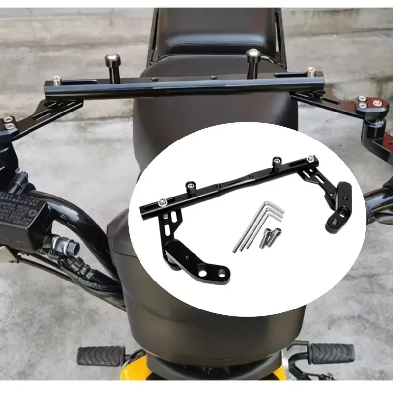 

For HONDA Cross Cub 110 CC110 CT125 Super Cub Motorcycle Handlebar Accessory Mounts Cell Phone Navigation Mount DVR Support Bar