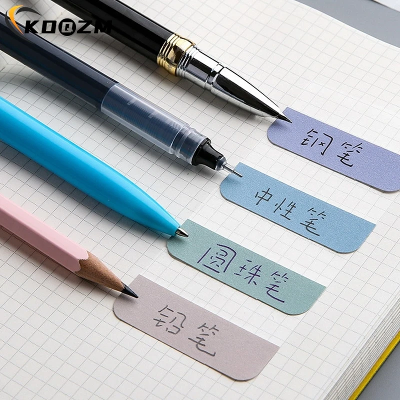 30/60/120/240Pcs Colorful Sticky Index Tabs Notes File Classification Memoranda Notebook Classify Sticker Stationery Supplies