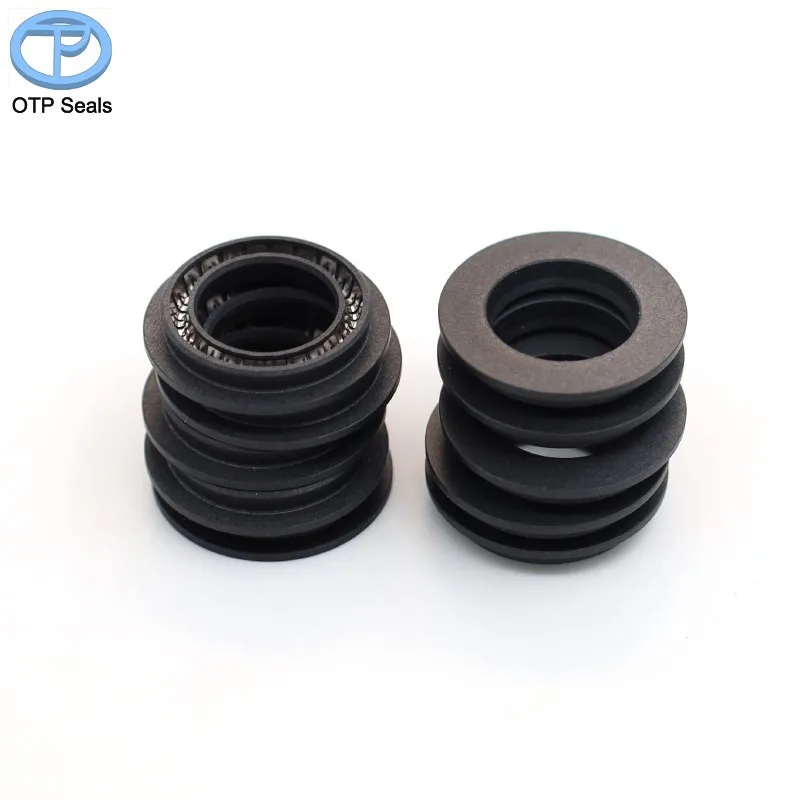 Custom Seals PTFE Add CF V-Spring High-Performance Industrial Spring Energized Seal for Chemical Resistance Industrial Factory