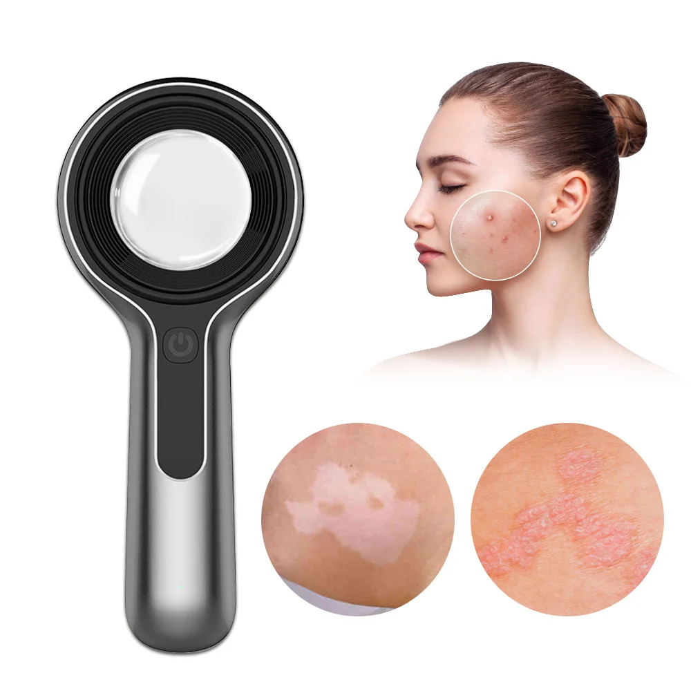 NEW Woods Lamp Skin Analyzer For Skin UV Magnifying For Beauty Facial Testing Wood Lamp Light Skin Analysis Detection Skin Care