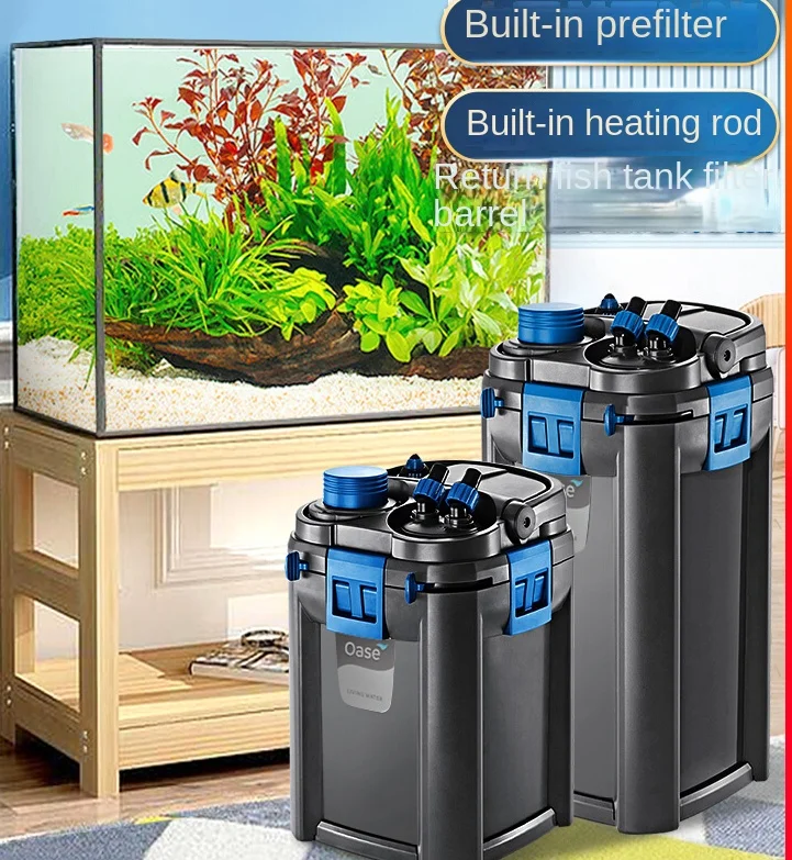 Three-in-one water purification circulation, built-in pre-filtration, external filter barrel