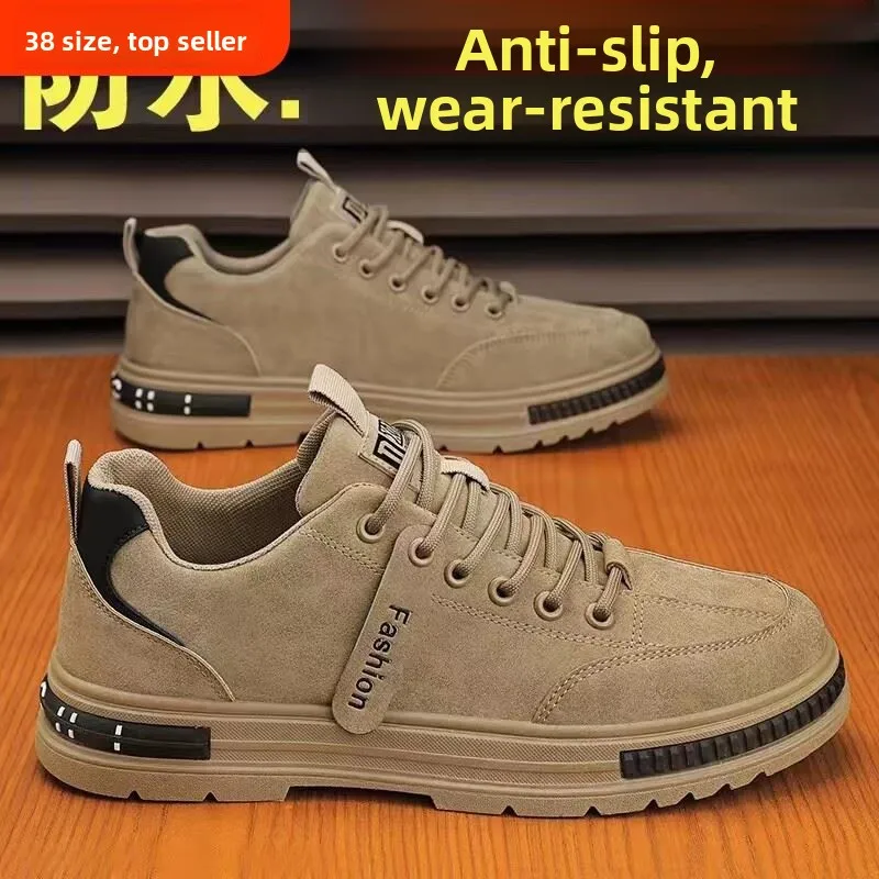 

Men's Safety Work Shoes Autumn Construction Site Labor Protection Shoes Waterproof Non-Slip Wear-Resistant Breathable Sports ...