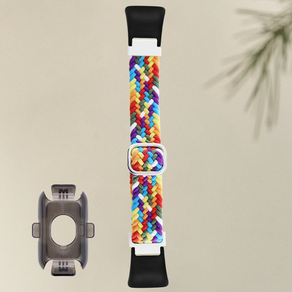 

Return Braided Slide Buckle Strap For Keep Band 3 Quick Release Breathable Nylon Adjustable Sport Smart Watch Band Men Women
