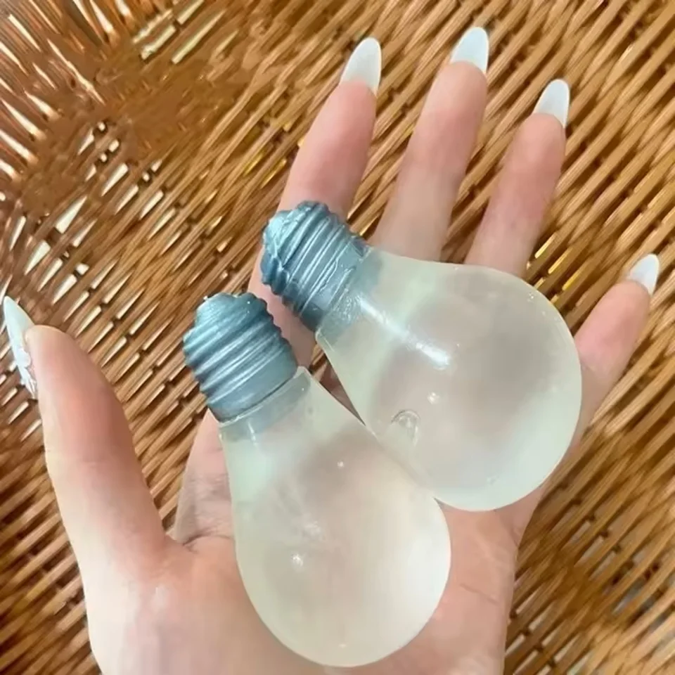Squishy Light Bulb Maltose Luminous Squeeze Toy Slow Rebound Sensory Fidget Toy ASMR Sensory Stress Relief Toy view 5