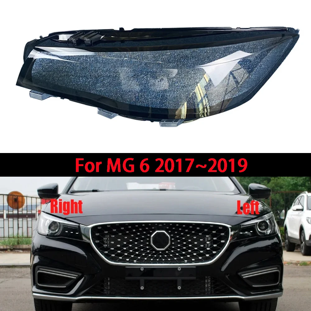

For MG 6 2017~2019 Front Headlamp Lamp Cover Transparent Headlight Shell Lens Plexiglass Replace The Original Lampshade