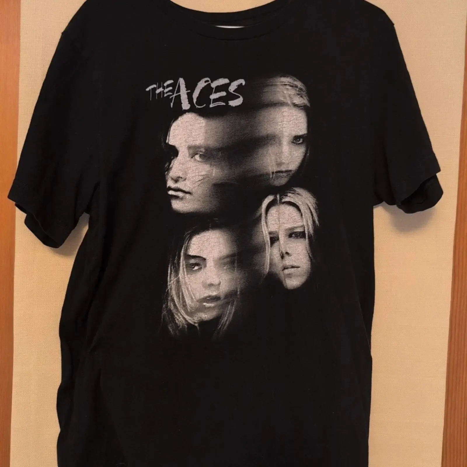 The Aces Don t Freak Tour 2023 Merch Black Shirt Size Medium Large vintage Washed Stretched Breathable graphic Versatile Casual