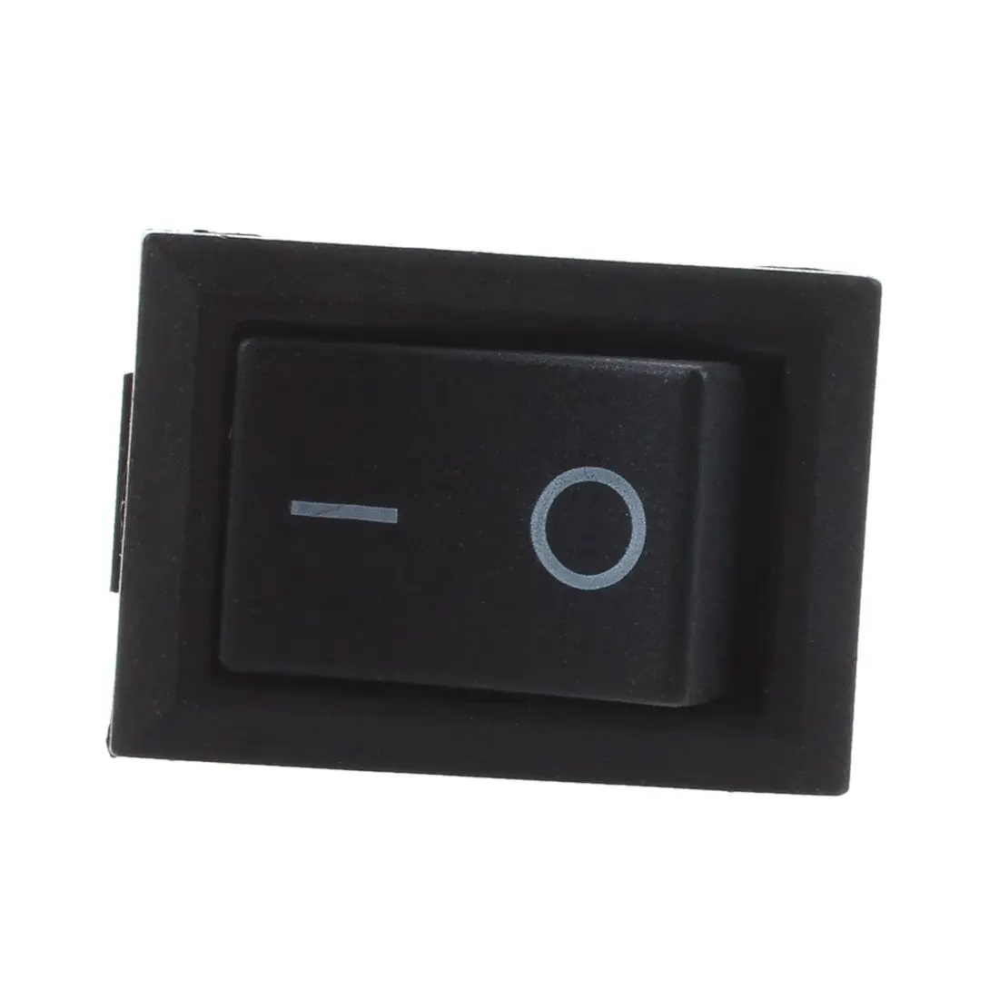 ABZV-10 stuks SPST mini zwarte 2-pins tuimelschakelaar AC 125V 10A 250V 6A
