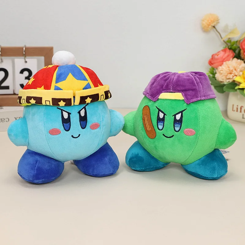 15CM Kawaii Kirby Anime Hobby Cartoon Classic Series Plush Doll Desktop Doll Give Gifts To Girlfriend Birthday Present